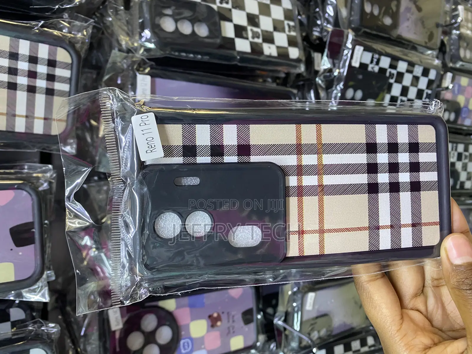 Guaydoyim Oppo Reno 11 Pro Plaid Tartan Checkered Phone Case