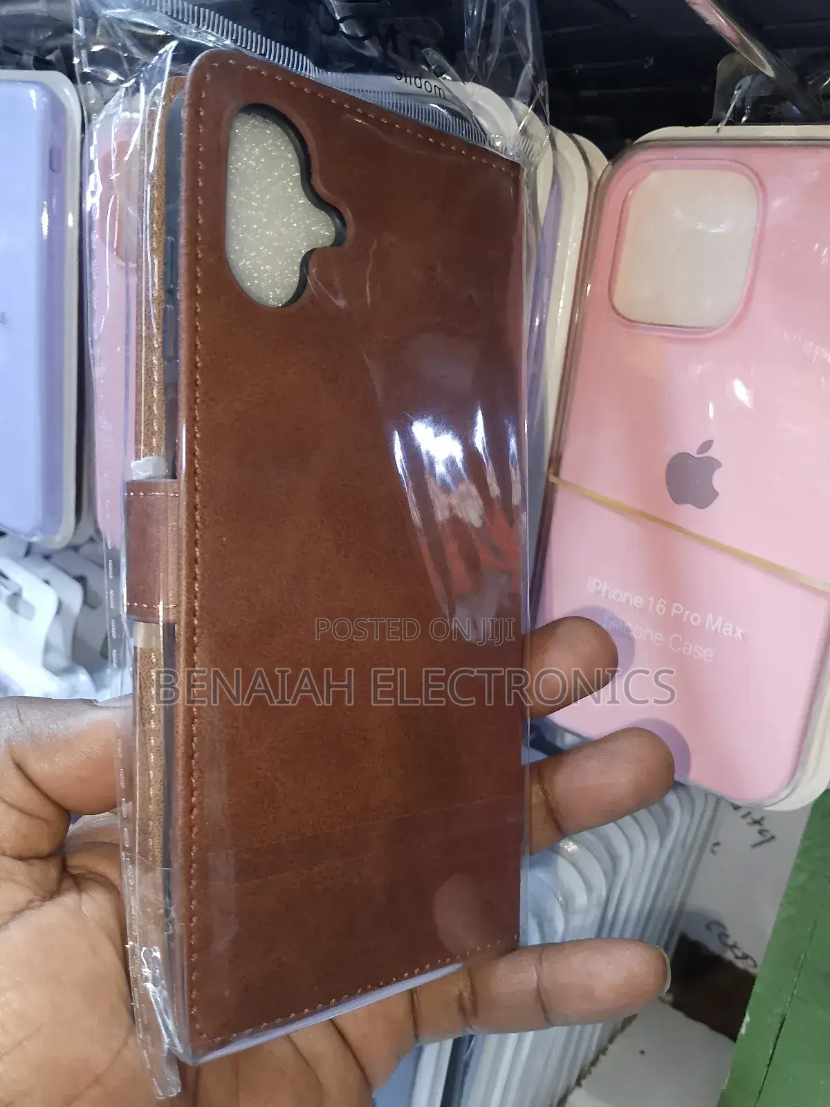 Samsung Cover . Samsung A06 Flip Cover Brown