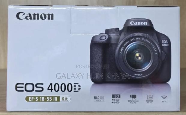 Canon Eos 4000d DSLR Camera With Ef-S 18-55 Mm Lens
