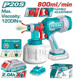 Total Tsgli20042 Cordless Spray Gun 120dins