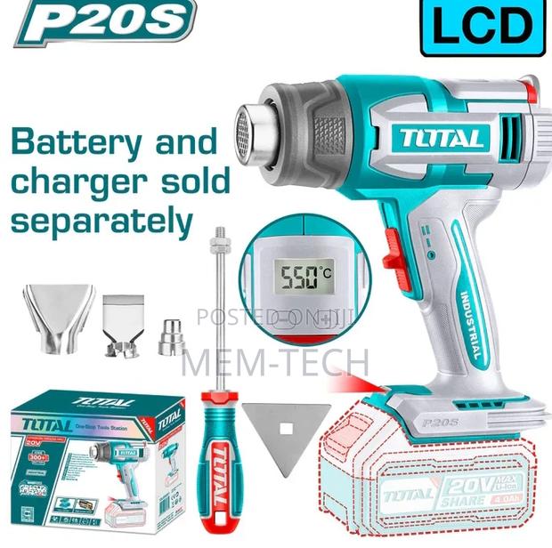 Total Tbli2003 Cordless Heat Gun 20v