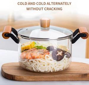 2.5l High Boron Heavy Borosilicate Glass Cookware - main view