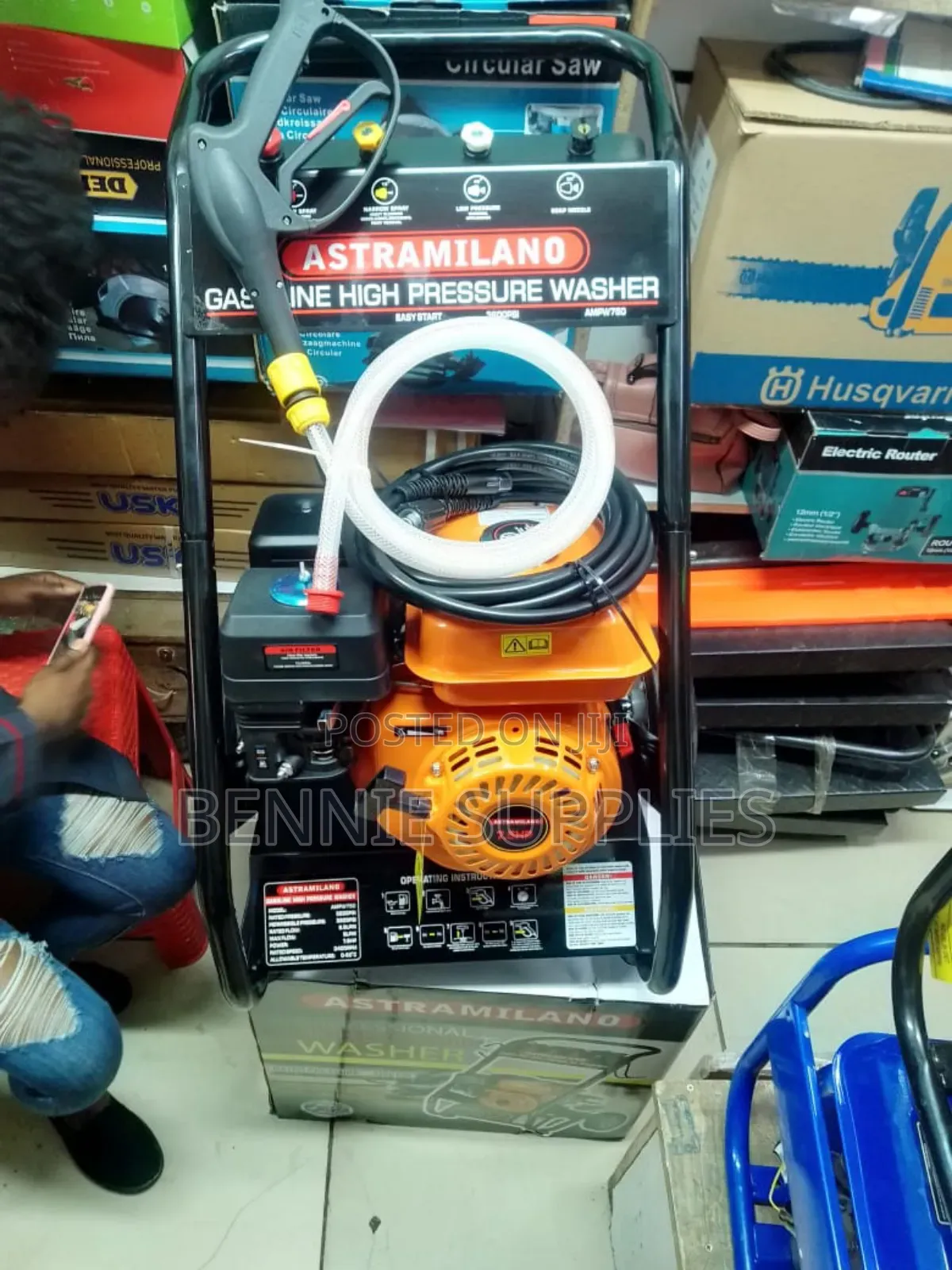 Astramilano Gasoline High Pressure Washer / High Pressure
