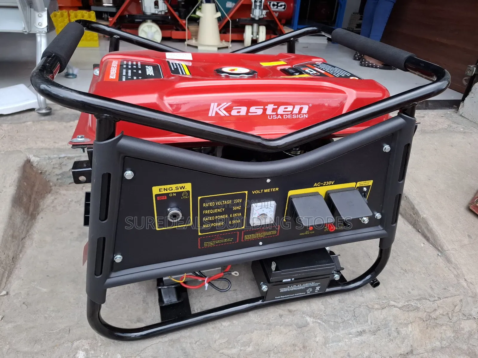Kasten 6.5kva Usa Design Gasoline Generator