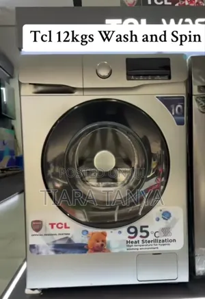TCL 12 Kg Wash and Spin Front Load Washing Machine