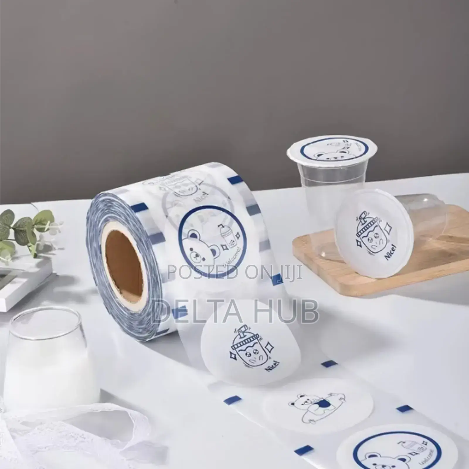 Newest Design Bubble Tea Shop Paper Cup Sealing Roll Film