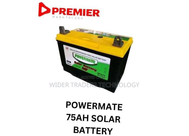 75ah 12v Powermate Mf Solar Battery - main view