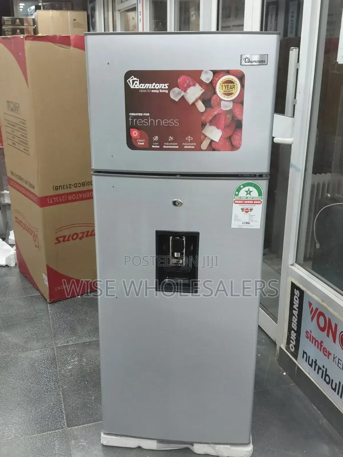 Ramtons  213litres Double Door Rf/130