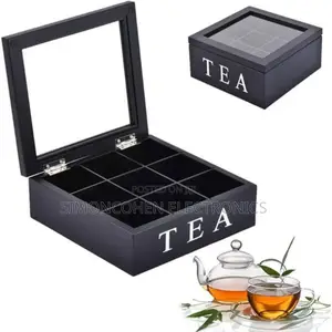 9 Grid Tea Bag Organizer Box