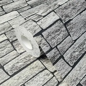 Grey Bricks Wallpaper Self Adhesive