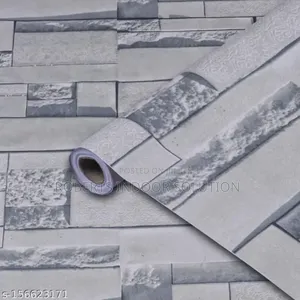Grey Bricks Wallpaper Self Adhesive
