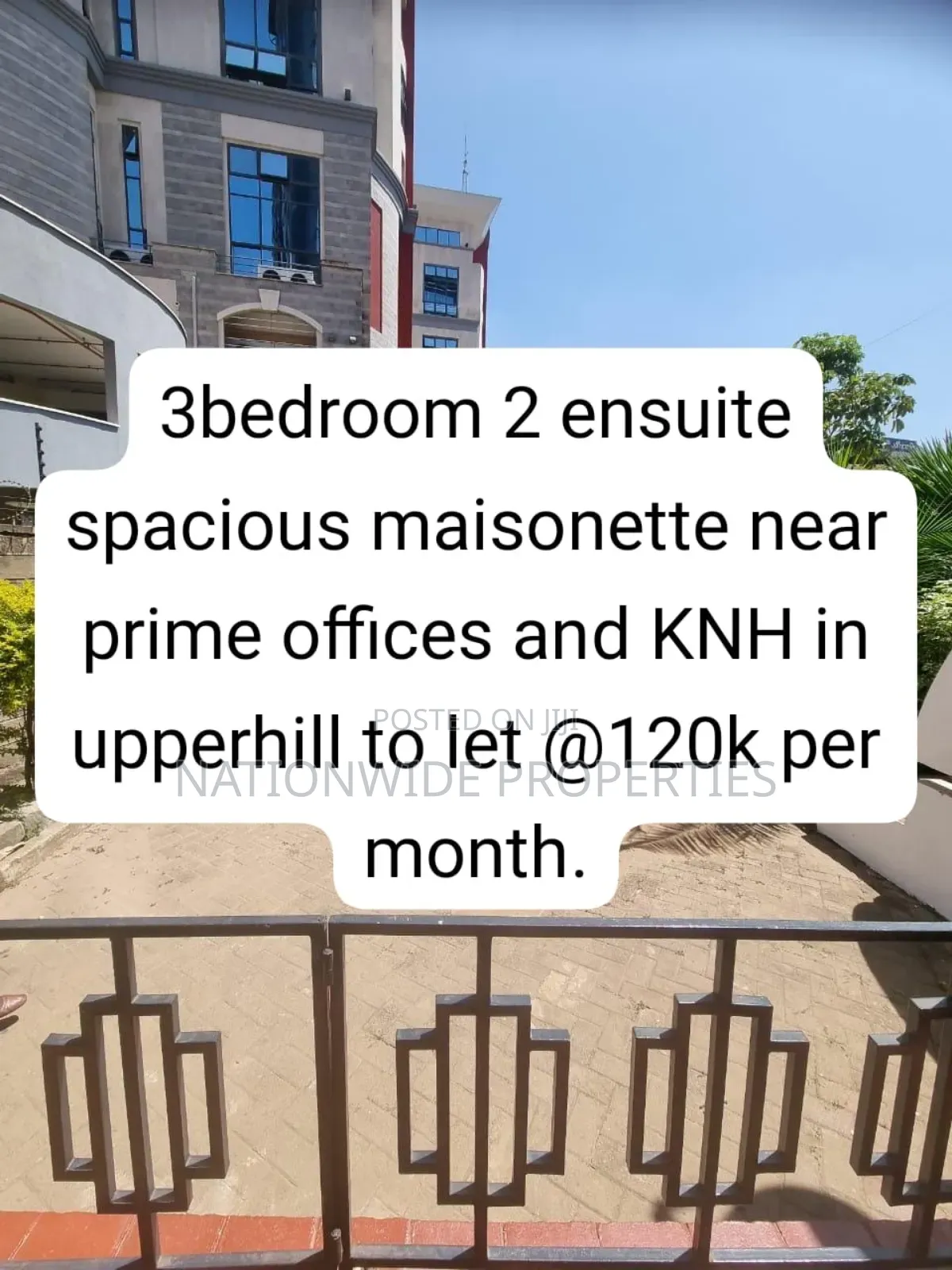 3bdrm Maisonette in Upperhill for rent