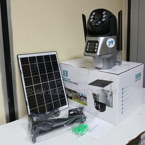 V380pro 4g Waterproof Solar Street Dual Camera - main view