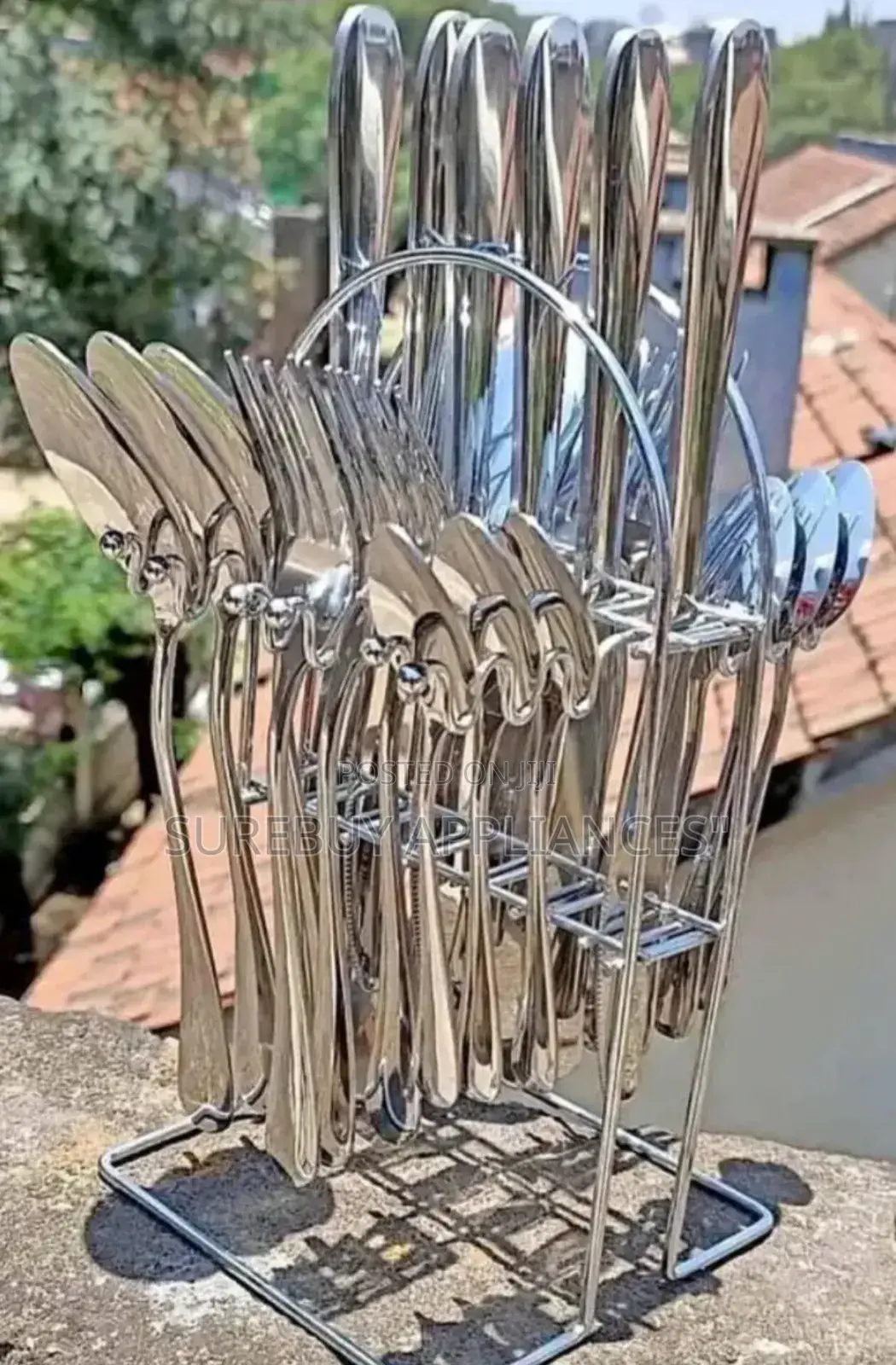 24pc Silver Cutlery Set