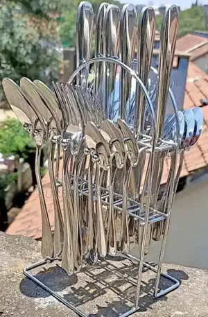 24pc Silver Cutlery Set