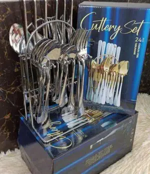 24pcs Cutlery Set Stainless Steel Stylish Cutlery Set