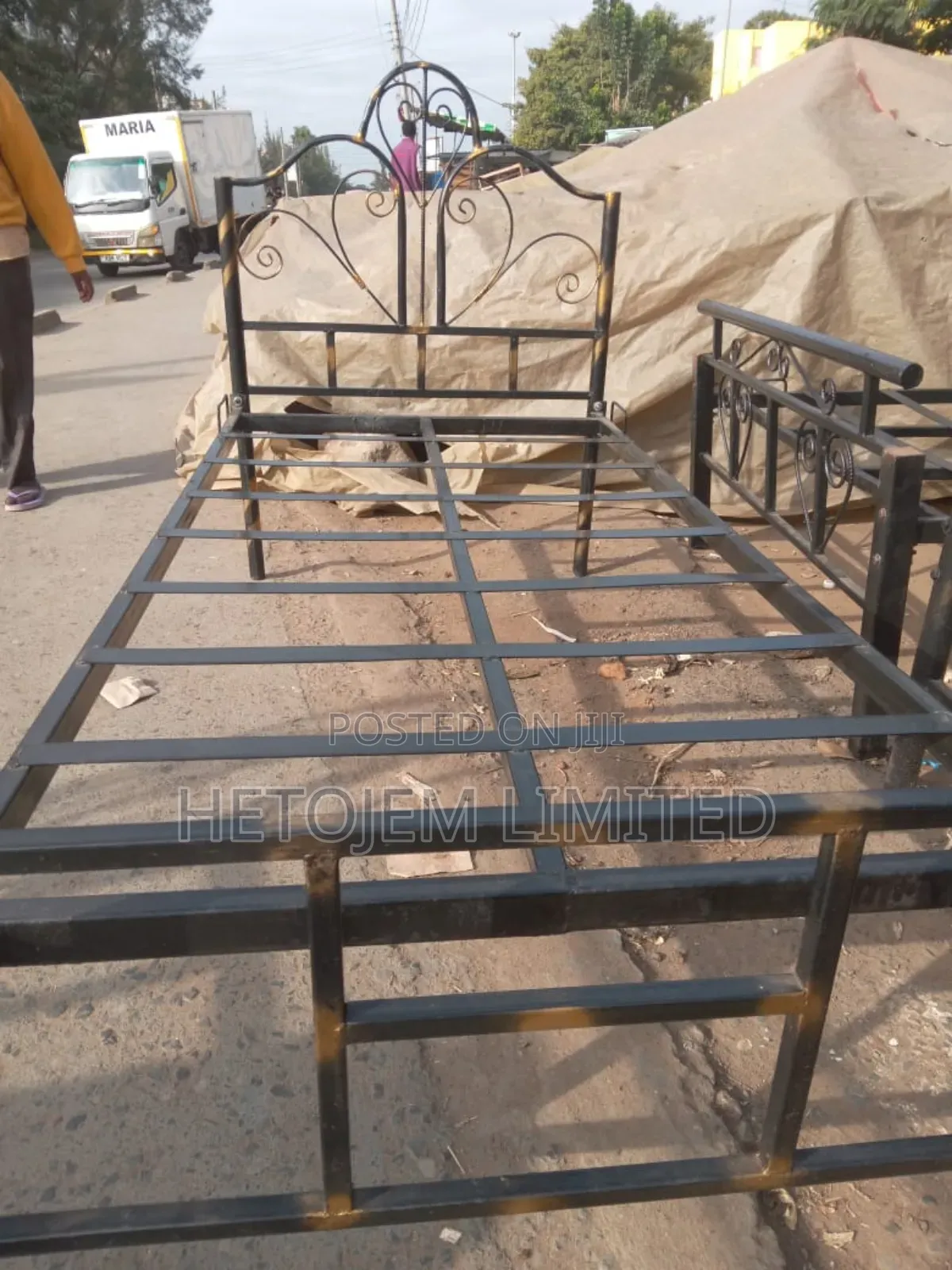 3.5 ×6 Metal Bed(Slightly Wider Single Bed) at 5999