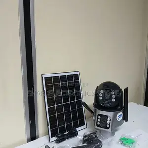 3 Screens Dual Lens Security Camera PTZ 4g Solar Powered