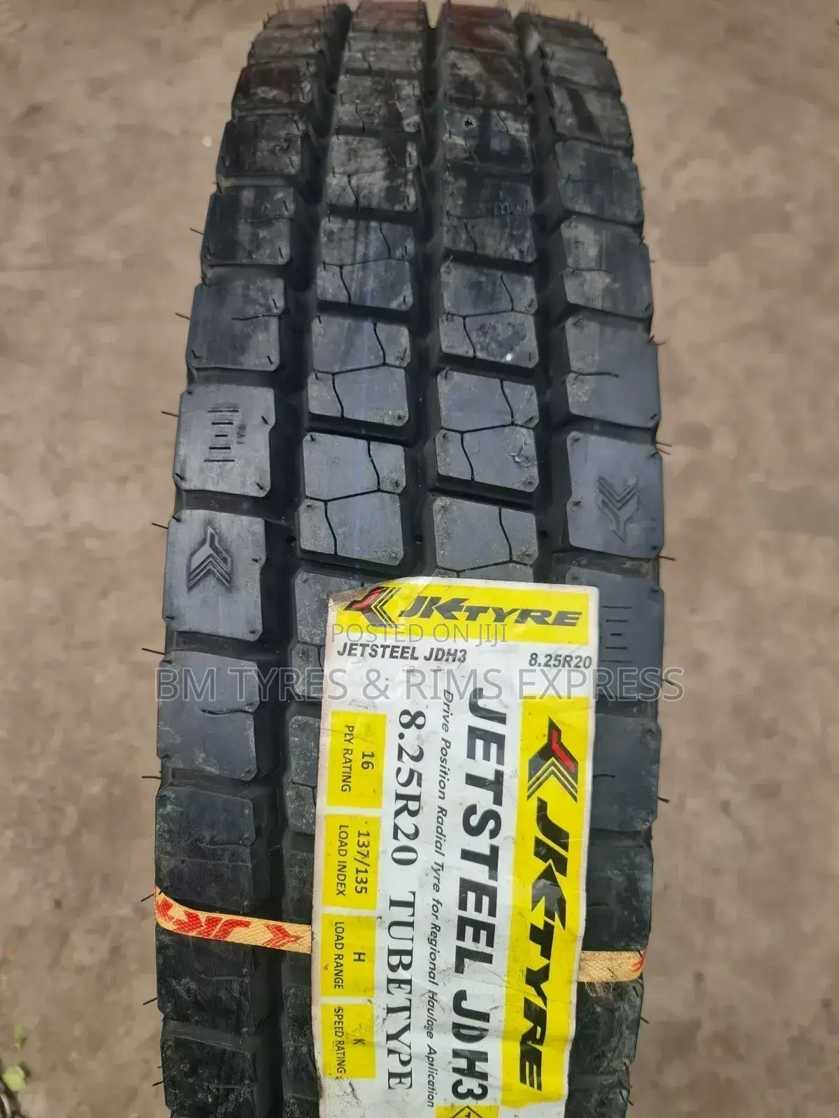 8.25r20 Jk Tyres (India) Commercial.