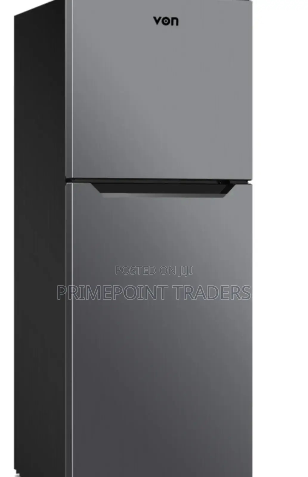 Fridge Von 196l VRT-196nvhx,2 Door, Top Mount Freezer Inox
