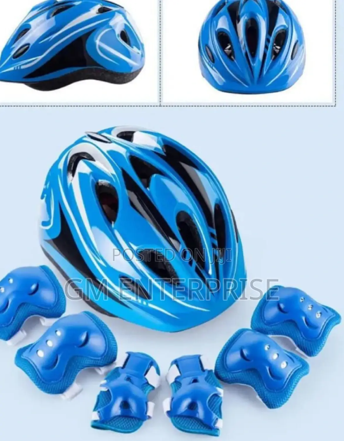 7 in 1 Protective Gears Hard Helmet Complete Set