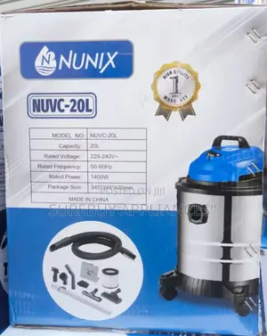 Nunix Nuvc 20l Vacuum Cleaner 1400w, 3-in-1 Wet Dry,