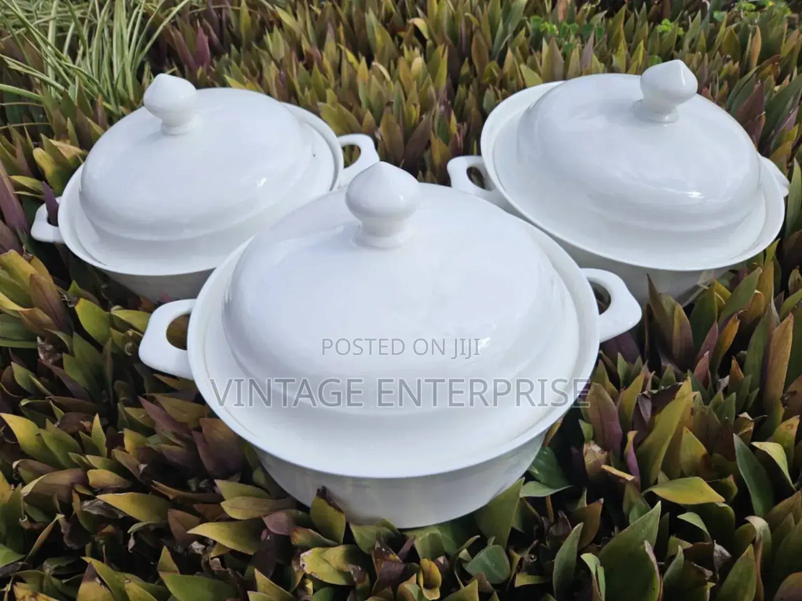 3pcs Ceramic Chaffing Dish