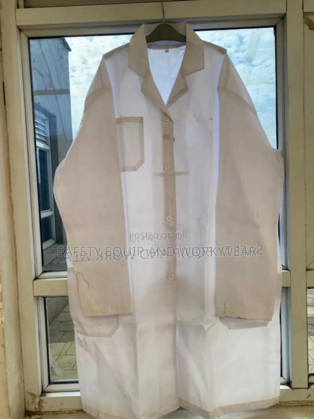 Custom Embroidered White Lab Coats. - main view