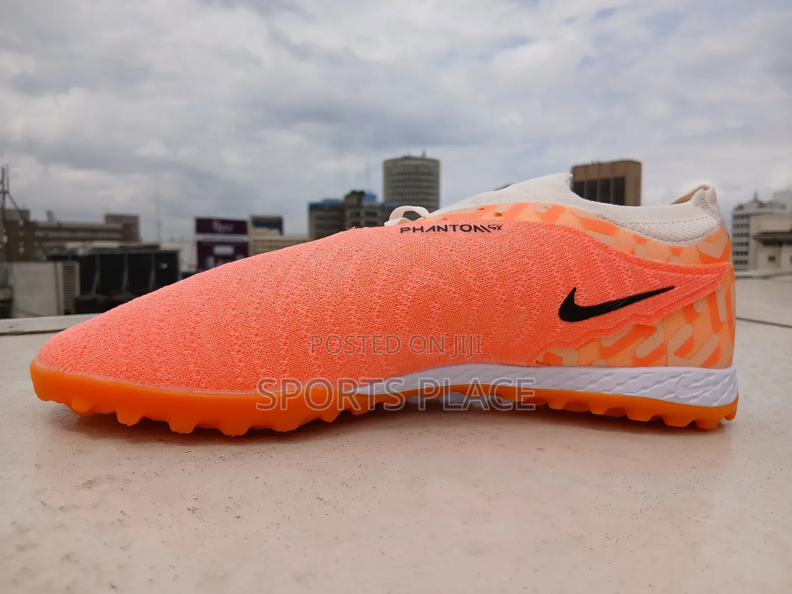 Orange Phantom Gx Elite Artificial Turf Football Shoes