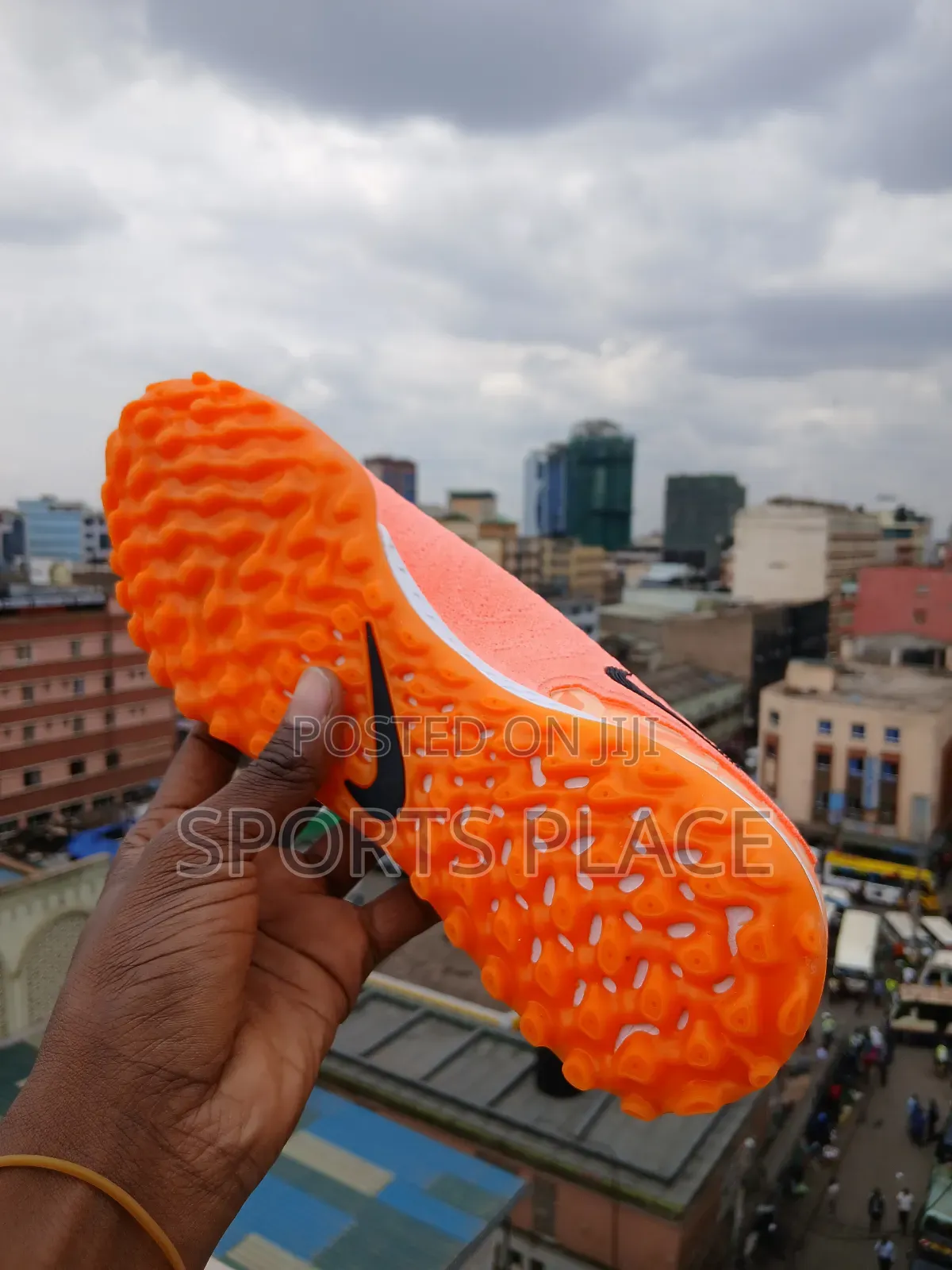 Orange Phantom Gx Elite Artificial Turf Football Shoes