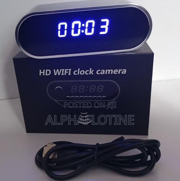 Digital Table Clock Hd Wifi Camera