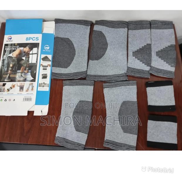 8pc Gym Set and Bands - thumbnail 3