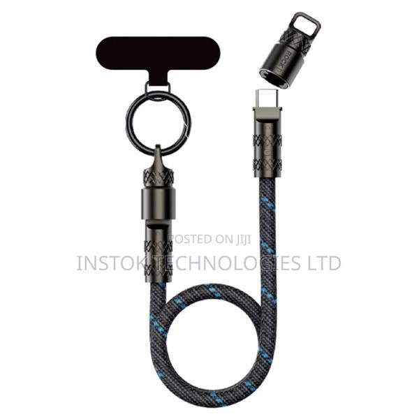 Rock Phone Lanyard Usb-C to Usb-C Cable 60w 30cm - main view
