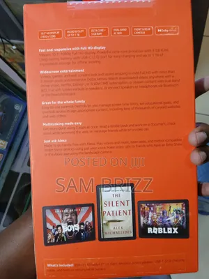 New Amazon Fire HD 10 (2021) 32 GB Black