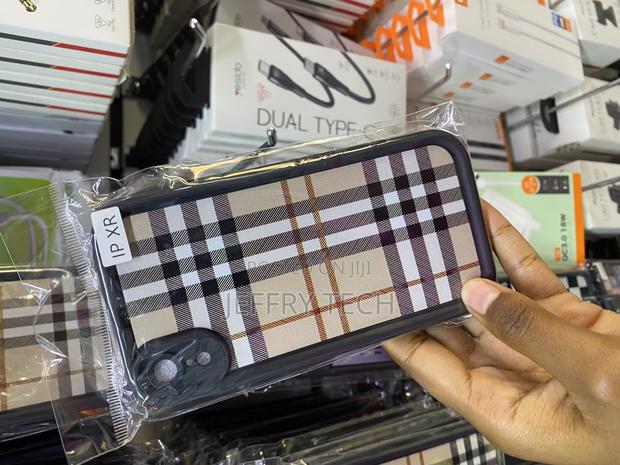 Baufooer iPhone Xr Tartan,Plaid,Checked, ,Beige,Pattern Case - thumbnail 3