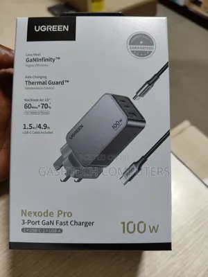 Ugreen Nexode Pro 100w 3-Port Gan Fast Charger Ug-25875