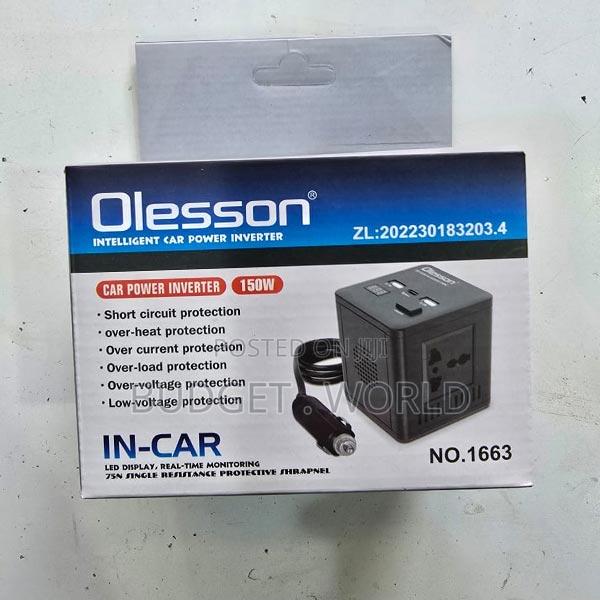 150 Watts - Car Inverter 12/24-220v, Olesson 1663