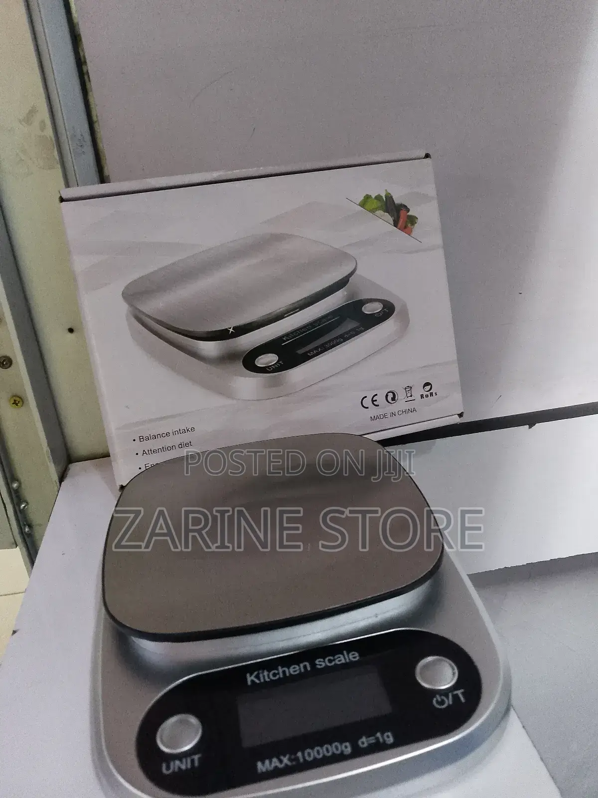 Digital Scale Measuring 10kgs/1g Powered Through Batteries