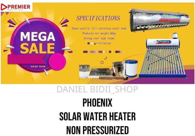 Phoenix Solar Water Heater 200l Stainless Steel Tank