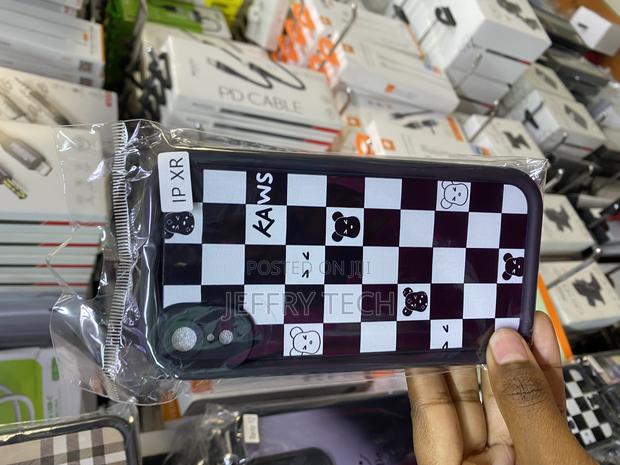 iPhone Grid Lattice Plaid Chessboard Case for iPhone Xr - main view