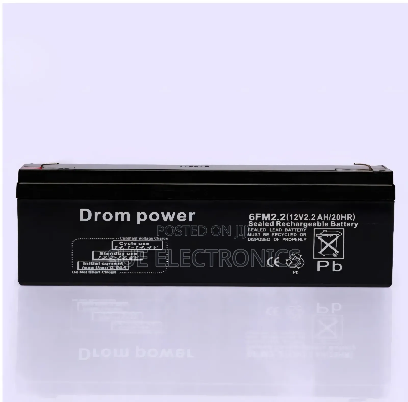 12v 2.2ah Rechargeable Lead Acid Battery
