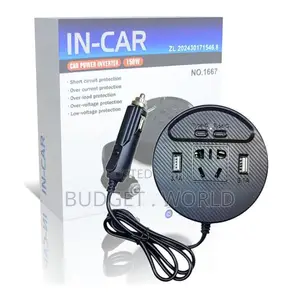 Car 150wpower Inverter Socket Cigarette Lighter Car Charger