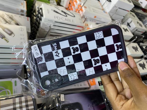 iPhone Grid Lattice Plaid Chessboard Case for iPhone Xr - thumbnail 3