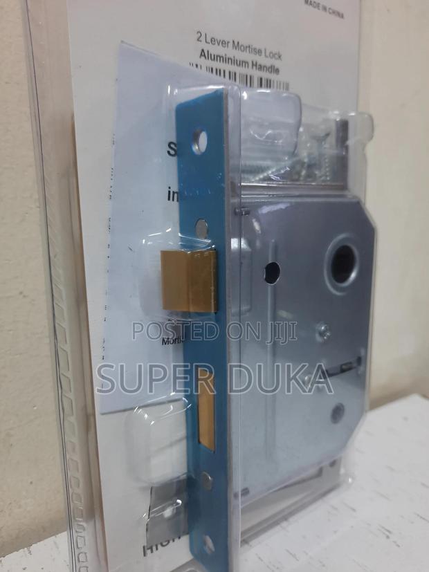 2 Lever Mortise Keyless Bathroom Lock - thumbnail 3