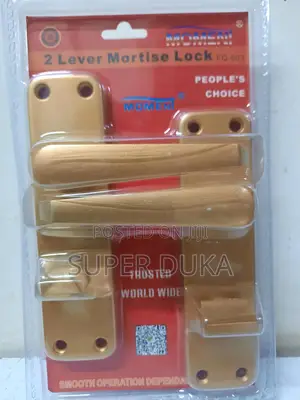 2 Lever Mortise Keyless Bathroom Lock