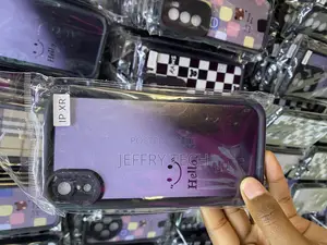 Guaydoy Tartan Damier Hello Smile Case for iPhone Xr
