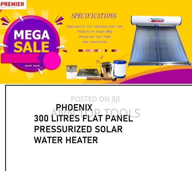 Phoenix Solar Water Heater Pressurized 300ltrs Flat Panel