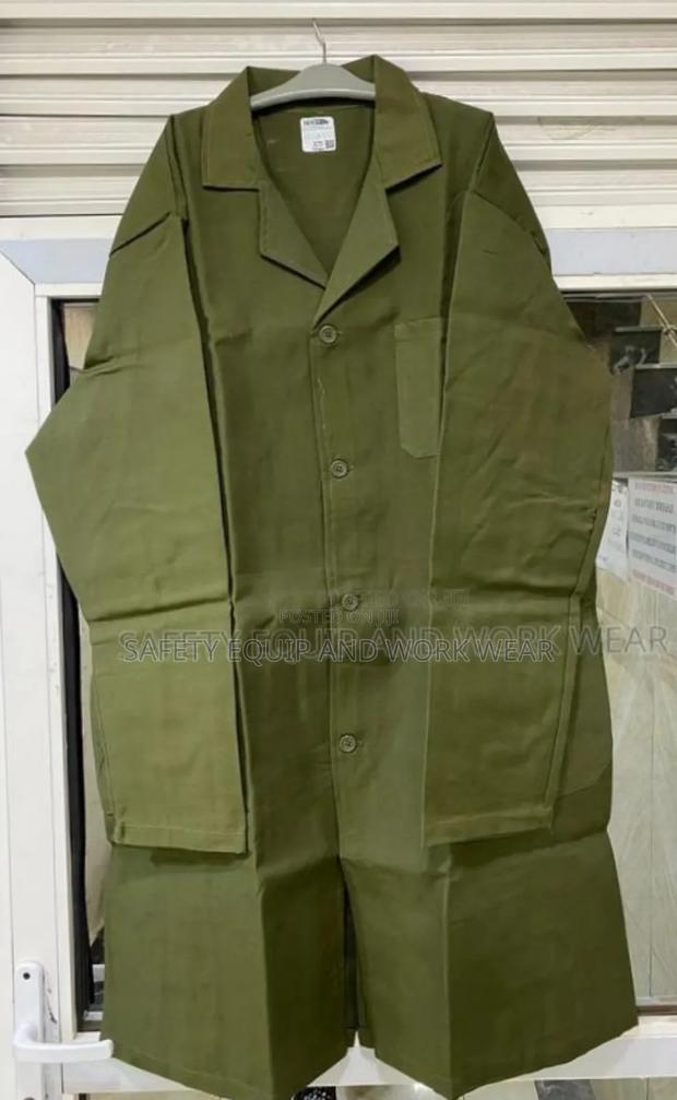 Fire Retardant Dust Coat For Risky Environments. - main view