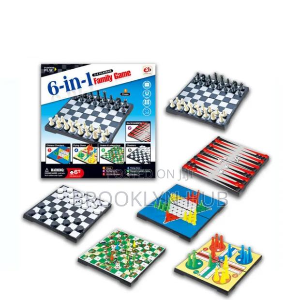 Chess 6 in 1 Combination Game With Chess ,Ludo Drought Etc - main view