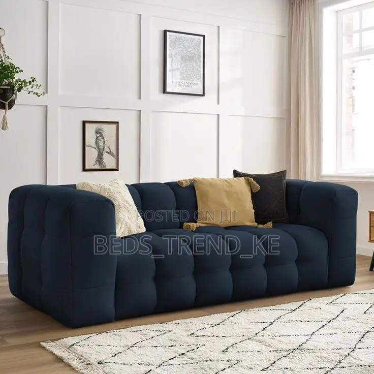 3 Seater Bubble Sofa With 2 Free Throw Pillows